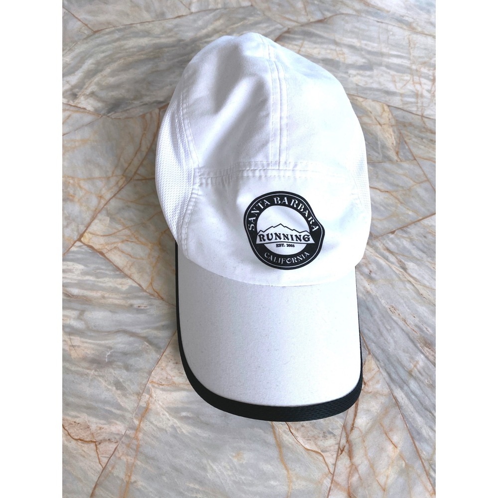 Boco Gear Santa Barbara Running California Hat White Performance Mesh Cap